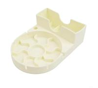 Effective Bottle Drying Solution with Dedicated Spaces for Cups, Lids, and Straws Space Efficient (Cream)