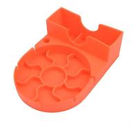 Effective Bottle Drying Solution with Dedicated Spaces for Cups, Lids, and Straws Space Efficient (Orange)