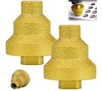 Effective Diamond Core Drill Bit, Diamond Hole Saw Kit, 20-35-50mm Chamfer Multi-Layer Conical Hole Opener, Drill Bits for Porcelain Tile, Metal, Concrete Brocas Para Ceramica (2)