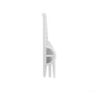 Effective Door Bottom Sealing Strip 4m TPE for Draft and Noise Reduction (White)