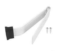 Effective Door Stopper for Reducing Noise and Keeping Doors Securely Open (White)