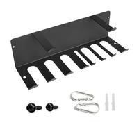 Effective Double Levels Fitness Accessories Shelf With 8 Hook 2 For Exercise Gear Organization Gym Accessory Organizers
