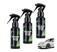 Effective Engine Warehouse Cleaner Spray,Car Coating Agent, Engines Machine Cleaning Agent,C-ar Interior Automotive Dashboard Tool,All-Purpose Car Coating Agent,Removes Dirt, Grime (3pcs)