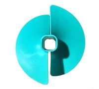 Effective Hole Creation in For Ice Utilize the Power of an 8 Inch Fan Blade Drill (Blue)