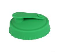 Effective Leak Proof Silicone Lids for Beer and Cola Cans, Designed for Convenience (green)