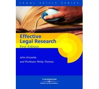 Effective Legal Research