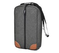 Effective Liquid Transport with Insulated Zone Preserves Chill During Expeditions Social Affairs Oxford Cloth Texture Warm Wine Bag, Gray, Mass Beauty