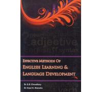EFFECTIVE METHODS OF ENGLISH LEARNING & LANGUAGE DEVELOPMENT [Hardcover] DR.G.D.CHOUDHARY [Hardcover] NA