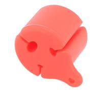 Effective Silicone Fishing Rod Protection Ideal Holder for Lure Rods, Safeguarding Against Wear and Tear (Red)