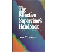Effective Supervisor's Handbook