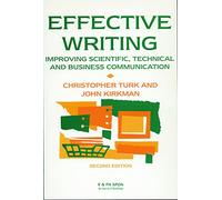 Effective Writing: Improving Scientific, Technical and Business Communication