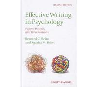 Effective Writing in Psychology: Papers, Posters, and Presentations