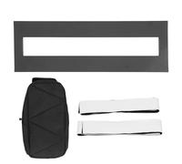 Effects Pedal Board, Aluminum Alloy Guitar Effect Pedalboard with Carrying Bag, Hollow Design for Cable Management, Full Edge Protection, Organize Your Pedals for Electric Guitar