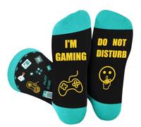 Effeet Funny Socks Men, Novelty Gamer Gifts for Men, Stocking Fillers | Gift-ready Christmas box, Breathable premium cotton, Non-slip soles, UK 6-11, Great stocking filler or Secret Santa gift