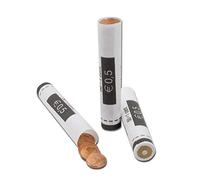effektivo Euro Paper Coin Sleeves for 1 Cent Coins. Contents: 80 Pieces