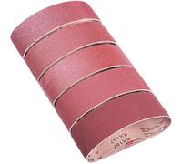 EffektWerk - Sanding Belts - 53.3x7.5 cm, 15 pcs - 80/120/150/240/400 Grit Aluminium Oxide Sander Papers - Woodworking, Metal Polishing/Sharpening, Paint Refinishing - Assorted Sandpaper Belts
