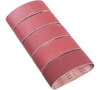 EffektWerk - Sanding Belts - 61x10 cm, 15 pcs - 80/120/150/240/400 Grit Aluminium Oxide Sander Papers - Woodworking, Metal Polishing/Sharpening, Paint Refinishing - Assorted Sandpaper Belts