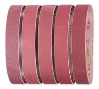 EffektWerk - Sanding Belts - 68.6x5 cm, 15 pcs - 80/120/150/240/400 Grit Aluminium Oxide Sander Papers - Woodworking, Metal Polishing/Sharpening, Paint Refinishing - Assorted Sandpaper Belts
