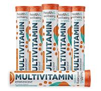 Effervescent Multivitamins - High Strength Multivitamin Tablets - Complete One a Day Supplements for Men & Women - 20 Per Tube (Pack of 6)