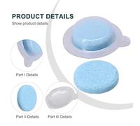 Effervescent Windshield Glass Cleaner Tablets for Cars - 2.6g Concentrated Solid Washer Fluid, & Phosphate-, Bugs