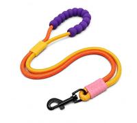 EffiBrill Car Dog Leash for Medium & Large Dogs, 2-in-1 Headrest Tether | Converts from a headrest tether to a short leash for daily walks, Comfortable padded handle with durable 10 mm climbing rope