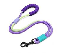 EffiBrill Car Dog Leash for Medium & Large Dogs, 2-in-1 Headrest Tether | Converts from a headrest tether to a short leash for daily walks, Comfortable padded handle with durable 10 mm climbing rope