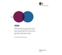 Efficiency in government procurement of common goods and services