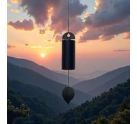 Efficiency Wind Chime, Deep Resonance Serenity Bell Wind Chime, Tone Garden Bells Winds Chimes 528hz Low Pitched Windbell, One Sympathy Gift Home Decoration Outdoor Garden Patio