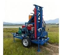Efficient 100m Depth Portable Water Well Drill Rig Small Hydraulic Drill Rig Multi-Purpose Water Well Drilling Machine Perfect for Agricultural and Residential Applications