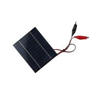 Efficient 10W 12V Portable Solar Panel with Clip for Outdoor Battery Charging, Polycrystalline Silicon, Suitable for 9 12V Battery Systems, and Waterproof