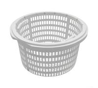 Efficient 18 Cm Skimmer Basket White Plastic For All Pool Types Inground Above Ground Collects For Surface Debris Leaves Insects Safeguards Pump Filter Promotes Clean Water Long Lasting Design(1pc)