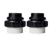 Efficient 2 Inch MIP x 2 Inch PVC Adapter Union for Pool Equipment Fits For Pentair For WhisperFlo and For IntelliFlo Hand Tightened for Convenience (4pcs)