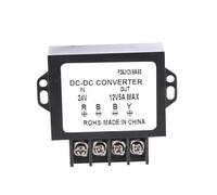 Efficient 24V to 12V 3A/5A Voltage Converter Power Adapter Fire Resistant Design Step Down Voltage Regulator for Car Electronics