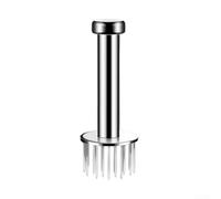 Efficient 304 Stainless Steel Loose Meat Tenderizer for Breaking Down Tough Meat Fibers and Enhancing Flavor (round -25 needle)