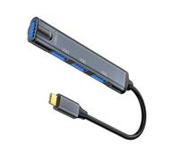 Efficient 4 Port TypeC USB3.0 2.0 for Multiple Device Connection for Work and Study with Fast Data Transfer Rates USB C Expander