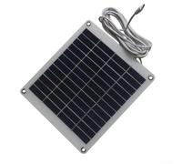 Efficient 5W 12V Solar Panel for Security Camera Power with Type C Interface and Long Cable for Flexible Installation Options