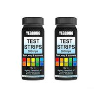 Efficient 7 Factor Pool Water Testing Strips Pack of 100 for Routine Maintenance of Residential or Commercial Pools