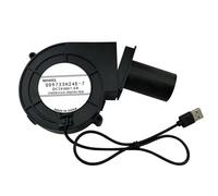 Efficient 97mm Electric Fan for Rapid Coal Combustion Barbecue Barbecue Ventilation Photovoltaic Power Agreement Multiple Use USB Fan