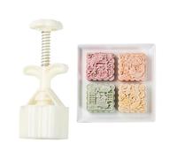 Efficient ABS Mooncake Maker Culture Rescue Design 75 Gram Capacity Optional Baking Accessories and Fish Shapes