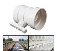 Efficient Air Volume Regulation with PVC Manual Valve for Exhaust and Duct Systems (90mm)