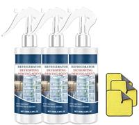 Efficient and Convenient Refrigerator Defroster, Defrosting Spray De-Icer for Fridge Freezer, Fast Ice Buildup Remover, Defroster Agent (3 Pcs)