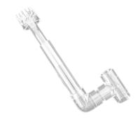 Efficient Aquarium Skimmer, Oil Film Remover, Acrylic Protein Basket with Tube, Fish Tank Filter for Debris Floating Film, Skimmer Tool with Compact Design, Aquarium Accessory for Healthy Fish