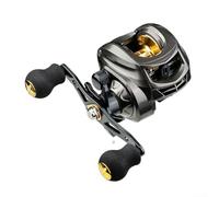 Efficient Baitcasting Reel with 6 3 1 Gear Ratio, Anti System, Perfect for Targeting Different Fish Species (Right Yellow)