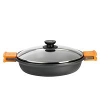 Efficient Baking Pan 5 L Round Die-Cast Aluminum Casserole 35x43 cm