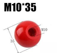 Efficient Ball Nut for Consistent Operation in Food and Mechanical Equipment (M10-35bakelite red)