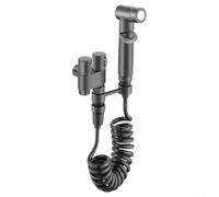Efficient Bidet Toilet Sprayer with User Friendly Features and Reliable Alloy Angle Valve for Cleaning (Gray)