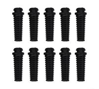 Efficient Cable Gland Connectors for Electric Tools 10 Pack of Rubber Strain Relief (black)
