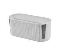 Efficient Cable Organizer with Stylish Appearance for Minimalist Spaces (White)