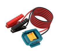 Efficient Car Jump Starter Adapter With Color Coded Clamps For Easy Positive & Denying Connection For Devices Portable Jump Starter