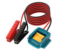 Efficient Car Jump Starter Adapter with Color Coded Clamps for Easy Positive & Denying Connection for Devices Car Jump Starter Adapter